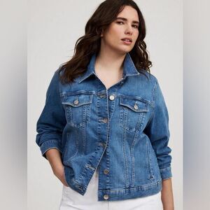 Torrid Denim Jacket Size 3